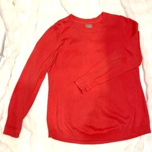 Duluth Trading Co Red Crewneck Sweater